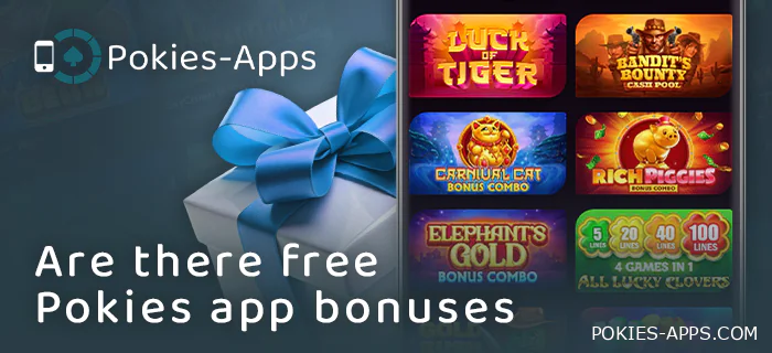 Bonuses in free online pokies apps