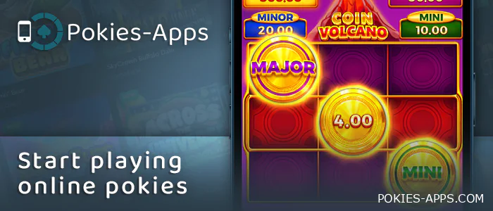 Play online pokies via the casino app